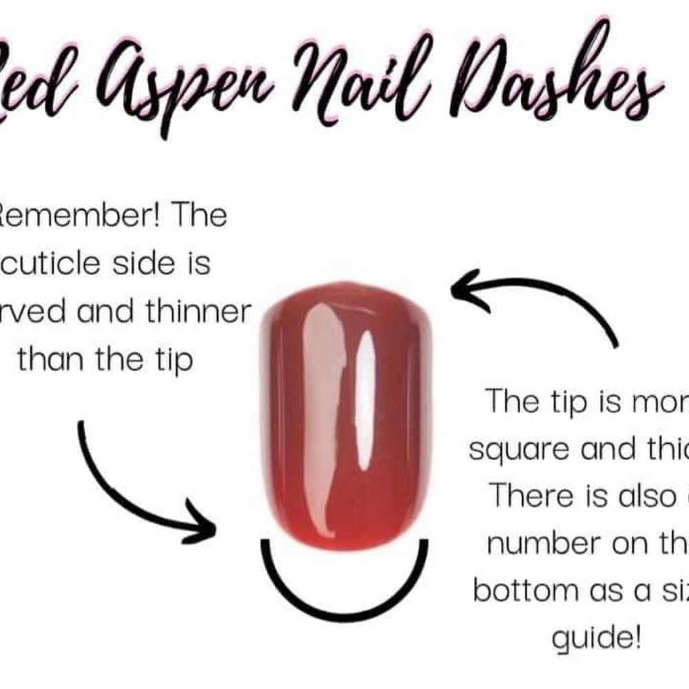 Brand New! Red Aspen Nail Dashes - Skylar Skis Black Diamonds (Retired) View 6